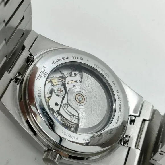 Tissot Watch 39mm Women's Black X Silver 600-072925 - Picture 7 of 9